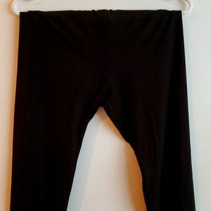 Solid black lularoe leggings one size os